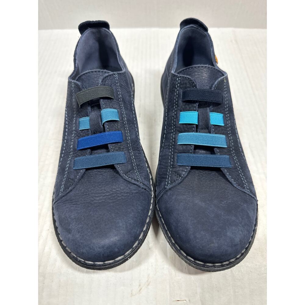 Jungla Shoes Women’s Blue Casual‎ Mary Jane Elastic Strappy Sneakers Size 37